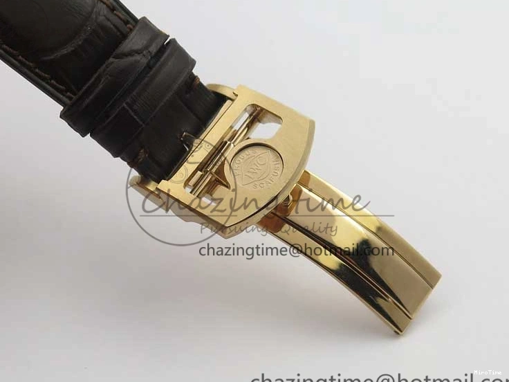 MIROTIME 0101 Portugieser Chrono  42 IW390406 RG ZF 1:1 Best Edition Blue Dial on Brown Leather Strap A Durable 7129